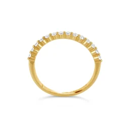 Dinny Hall Sweet Pea 18K Diamond Half Eternity Ring