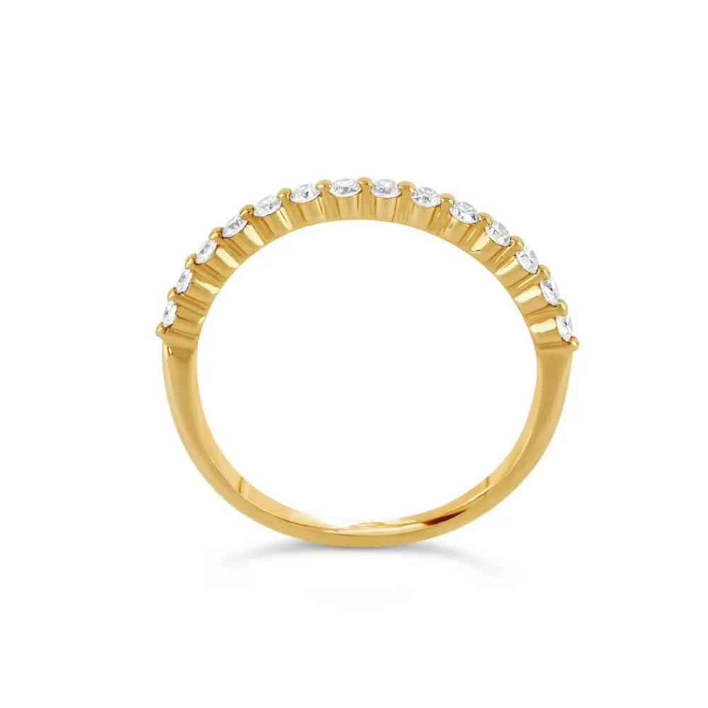 Dinny Hall Sweet Pea 18K Diamond Half Eternity Ring