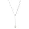 Dinny Hall Thalassa Faceted Lariat With Freshwater Pearl