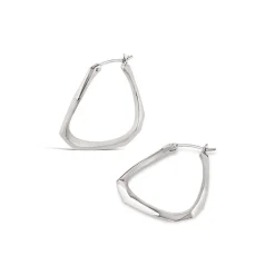 Dinny Hall Thalassa Faceted Medium Hoops