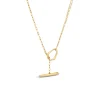 Dinny Hall Thalassa Faceted Medium T-Bar Lariat
