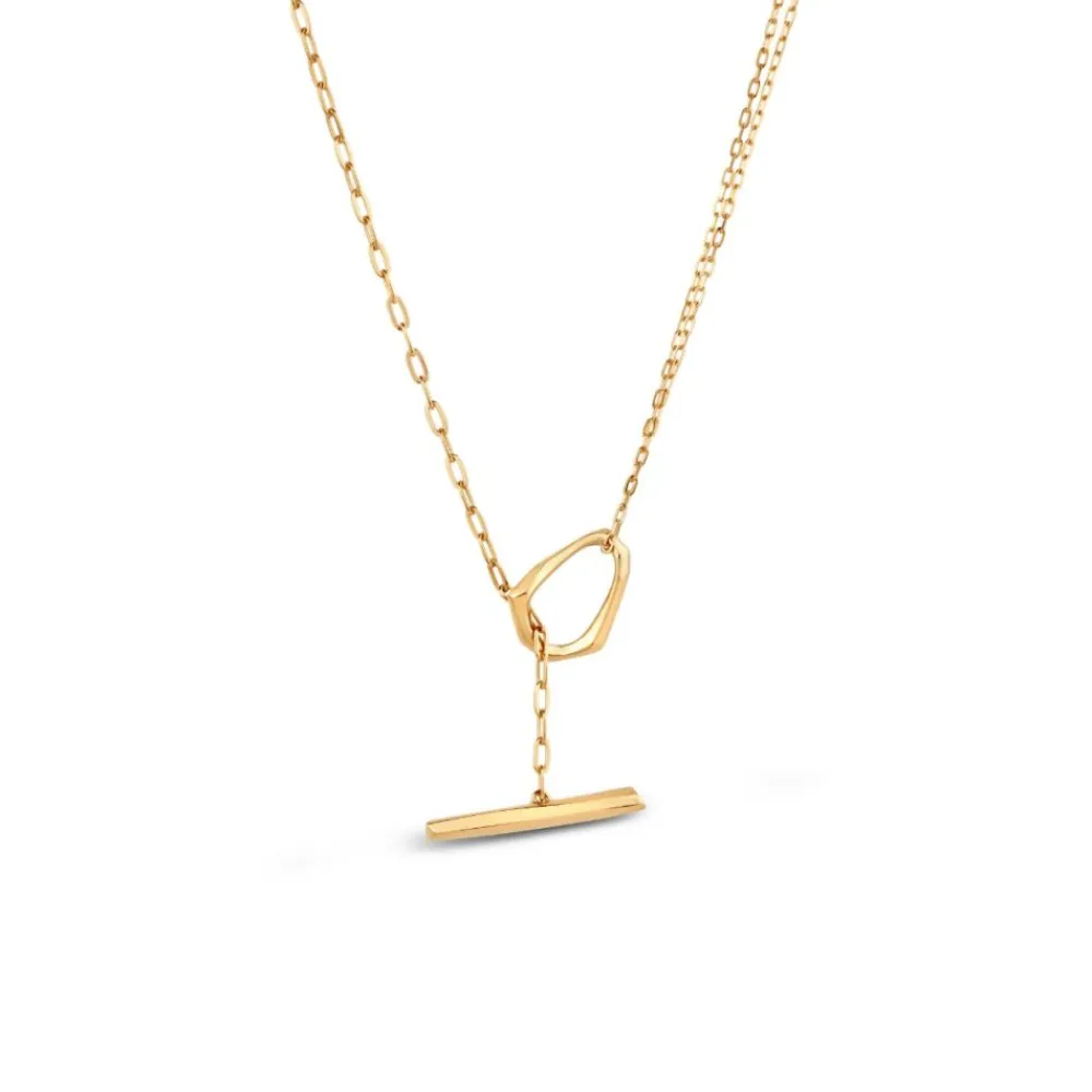 Dinny Hall Thalassa Faceted Medium T-Bar Lariat