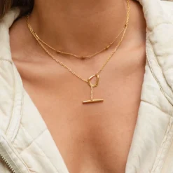 Dinny Hall Thalassa Faceted Medium T-Bar Lariat