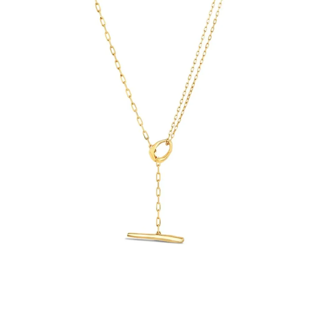 Dinny Hall Thalassa Faceted Small T-Bar Lariat