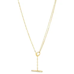 Dinny Hall Thalassa Faceted Small T-Bar Lariat