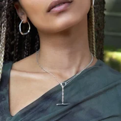 Dinny Hall Thalassa Faceted Small T-Bar Lariat