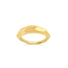 Dinny Hall Thalassa Faceted Wide Tapering Ring
