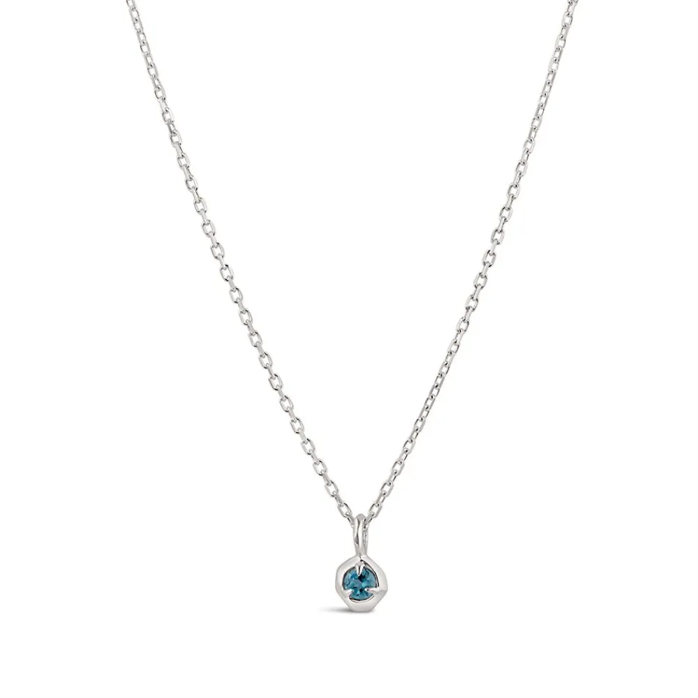 Dinny Hall Thalassa Mini Blue Topaz Pendant