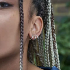 Dinny Hall Thalassa Mini Faceted Huggie Hoops