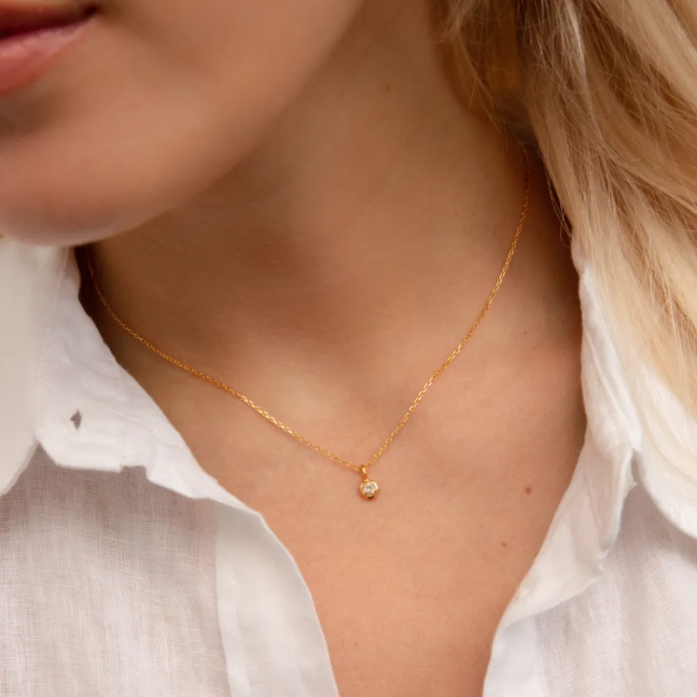 Dinny Hall Thalassa Mini White Sapphire Pendant