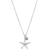 Dinny Hall Thalassa Ocean Treasures Starfish Duo Pendant