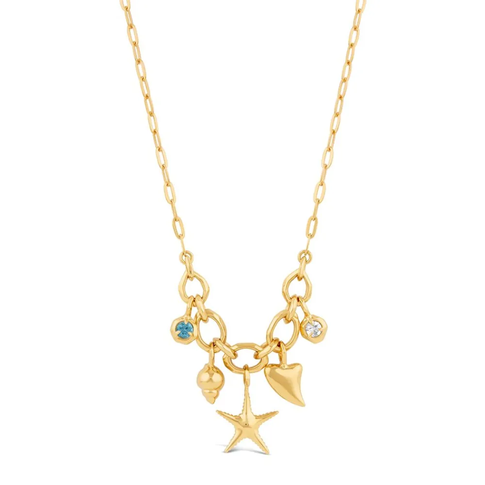 Dinny Hall Thalassa Ocean Treasures Charm Necklace