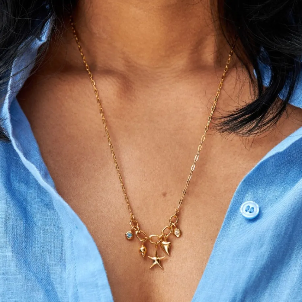 Dinny Hall Thalassa Ocean Treasures Charm Necklace