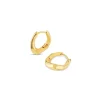 Dinny Hall Thalassa Small & Chunky Faceted Huggie Hoops