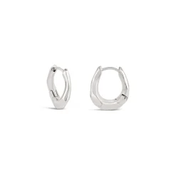 Dinny Hall Thalassa Small & Chunky Faceted Huggie Hoops