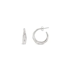 Dinny Hall Thalassa Tapering Faceted Chunky Hoops