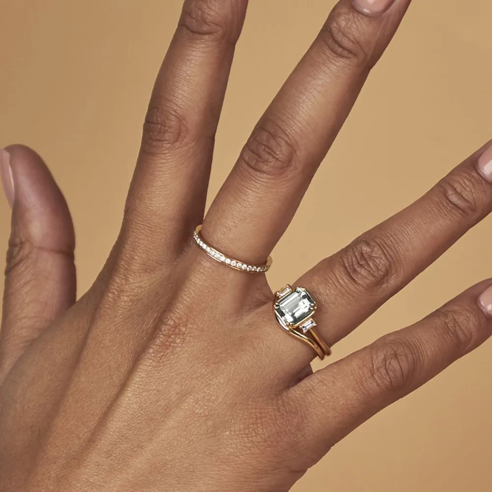 Dinny Hall Thread Set 18K Diamond Full Eternity Ring