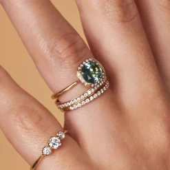 Dinny Hall Thread Set 18K Diamond Full Eternity Ring