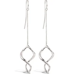 Dinny Hall Twist Small Chain Drop Earrings
