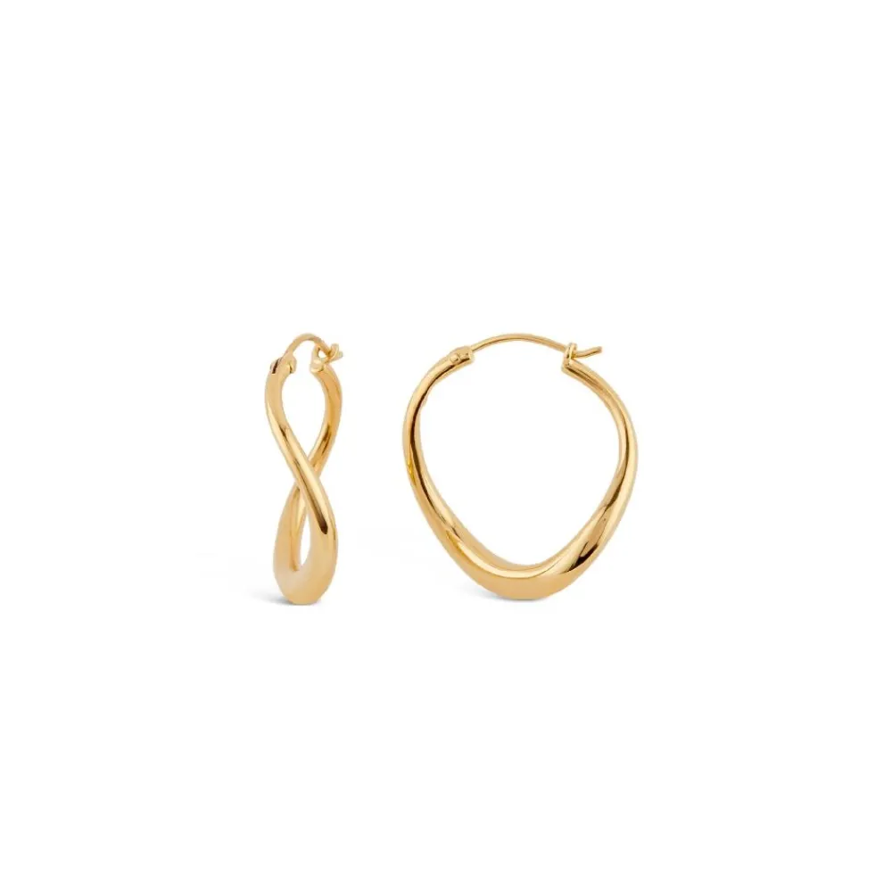 Dinny Hall Wave Small Hoops