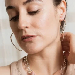 Dinny Hall Wave Xl Hoop Earrings